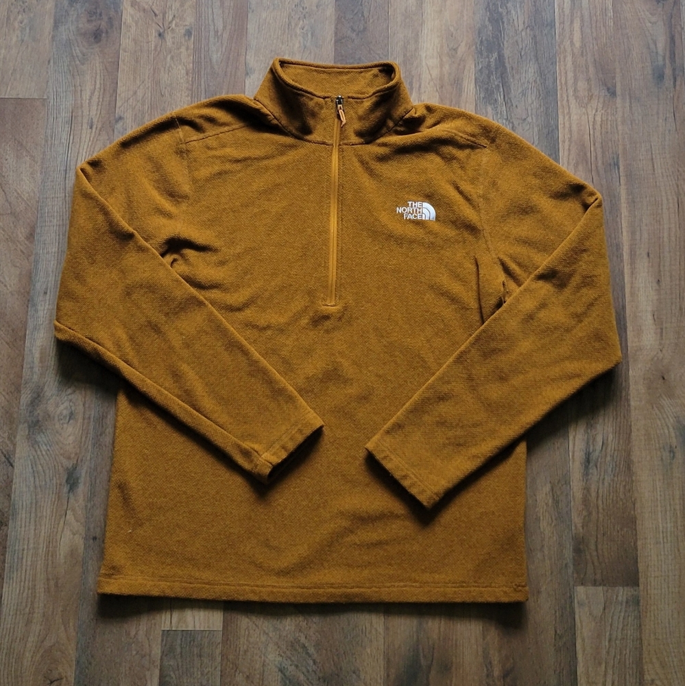 The North Face Brown Quarter-Zip Sweatshirt
